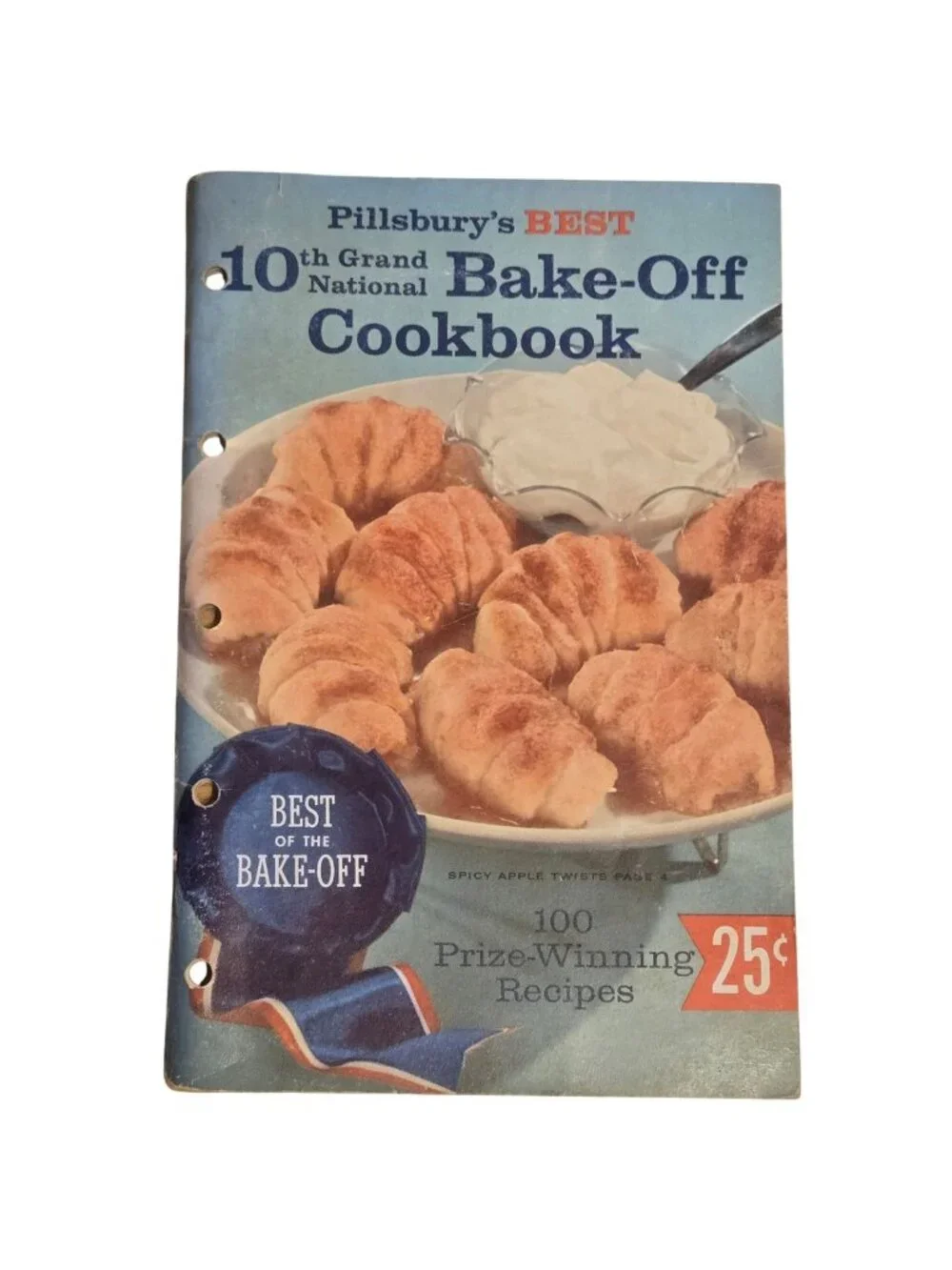 1958 Pillsburys Best 10th Grand National Bake Off Cookbook 100 Recipes Vintage